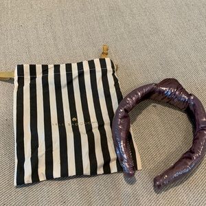 Lele Sadoughi Purple Headband